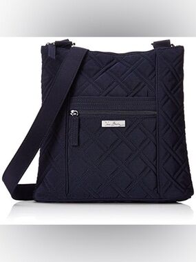 Vera Bradley Hipster Crossbody Bag, Black, Quilted